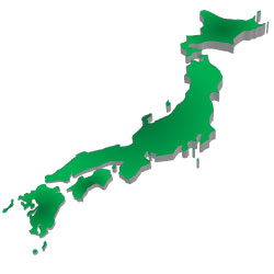 日本地図・無料カット絵